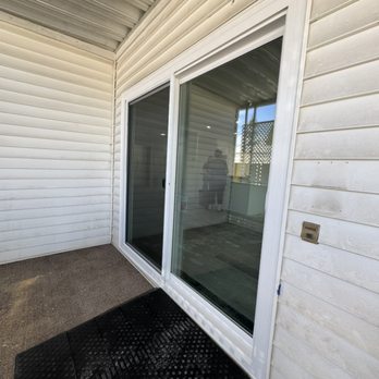 Jimmy's Glass - Brand new sliding patio door made to size for our client Sylvia in Riverside ! - Windows Installation Near Me Jimmy's Glass - Brand new sliding patio door made to size for our client Sylvia in Riverside ! - Windows Installation Near Me