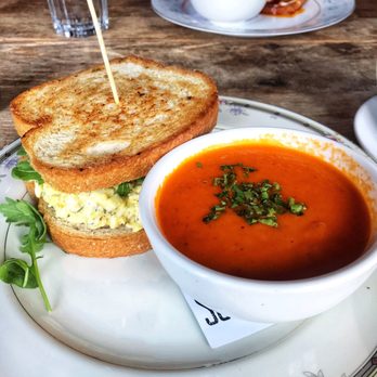 Southbound - Egg Salad Sandwich with a cup of Tomato Soup - Southern Near Me - Chamblee, Georgia Southbound - Egg Salad Sandwich with a cup of Tomato Soup - Southern Near Me - Chamblee, Georgia
