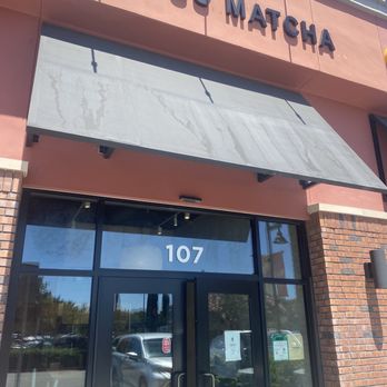 Matsu Matcha - Signage above entrance. - Desserts Near Me - Pleasanton, California