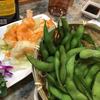 Wasabi Sushi - Shrimp tempura and edamame - Japanese Near Me - West Orange, New Jersey Wasabi Sushi - Shrimp tempura and edamame - Japanese Near Me - West Orange, New Jersey