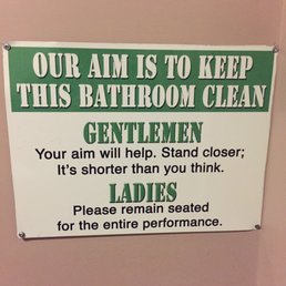 Funny sign in toilet Funny sign in toilet