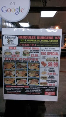 Menu photo 6 Hercules Burgers Orange, CA Menu photo 6 Hercules Burgers Orange, CA