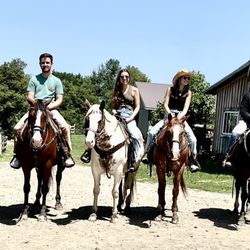 Double DAB Riding Stable - Our trail guides took lots of photos of us at the end of our ride.