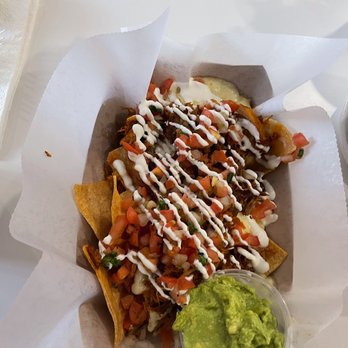 ASADA - carnitas nachos and side of guac - Latin American Near Me - Greenville, South Carolina