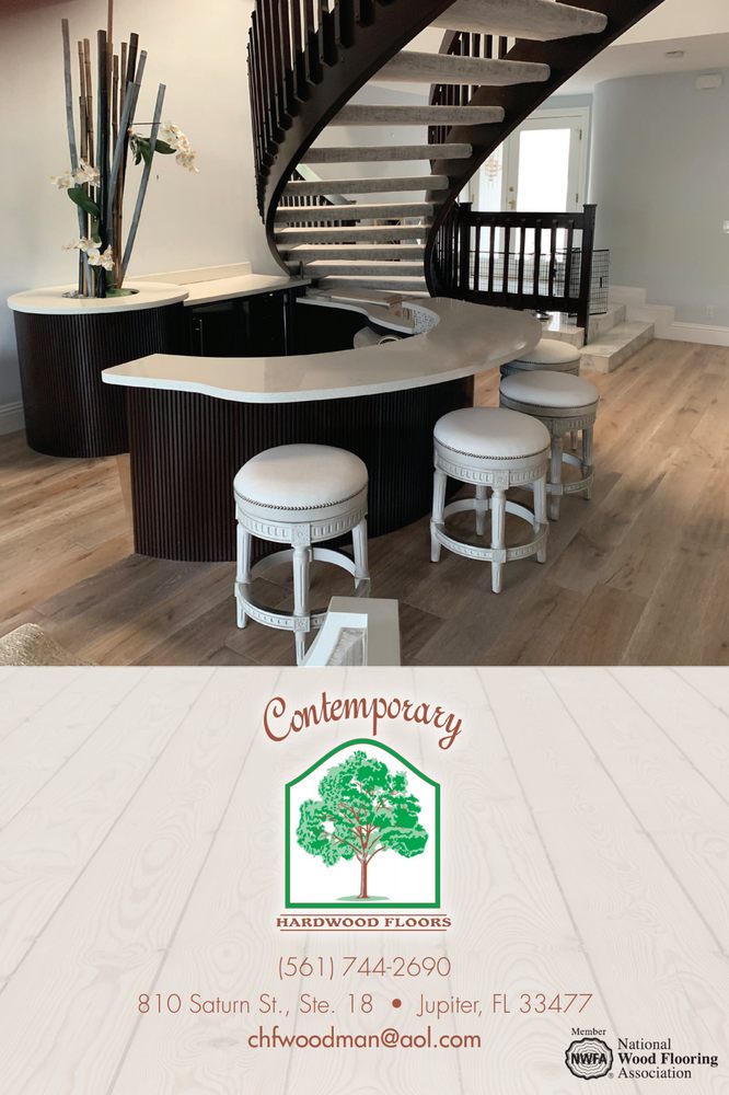 CONTEMPORARY HARDWOOD FLOORS Updated June 2024 810 Saturn St, Jupiter, Florida Flooring