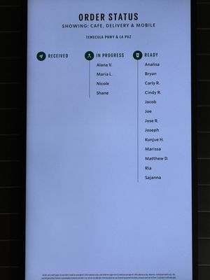 Menu photo 1 Starbucks Temecula, CA