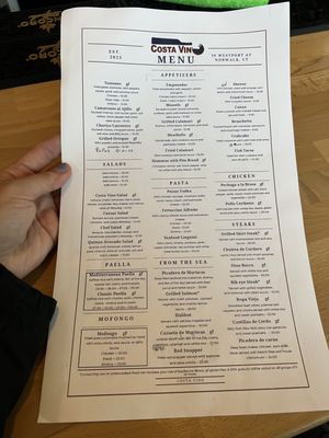 Menu photo 1 Costa Vino Wine Bar Restaurant Norwalk, CT Menu photo 1 Costa Vino Wine Bar Restaurant Norwalk, CT