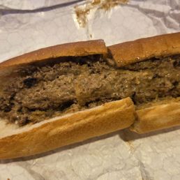 Original cheesesteak with whiz and onions (?) Original cheesesteak with whiz and onions (?)