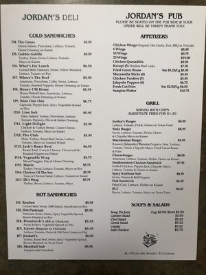Menu photo 2 Jordan's Deli Gahanna, OH Menu photo 2 Jordan's Deli Gahanna, OH