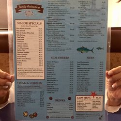 Old York Seafood Family Restaurant - Menu 8/21