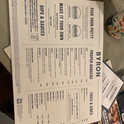 Byron - Menu