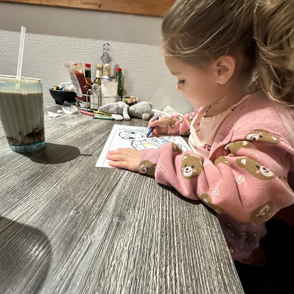 Biscuits Cafe - Kids coloring sheet and chocolate milk - Breakfast & Brunch Near Me - Peoria, Arizona