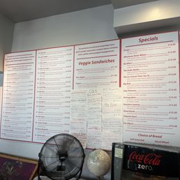 Menu as of August 2026 Menu as of August 2026