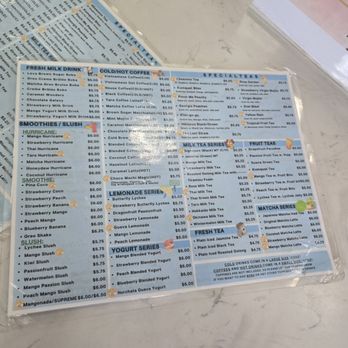 4Seasons Tea Cafe - Menu - Bubble Tea Near Me - Anaheim, California