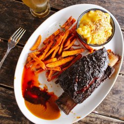 Gus's BBQ - BBQ Beef Rib, only available on Mondays!