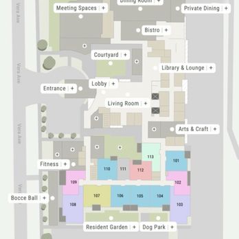 The Terraces at Bethany - Map of the new building - Retirement Homes Near Me - Ripon, California