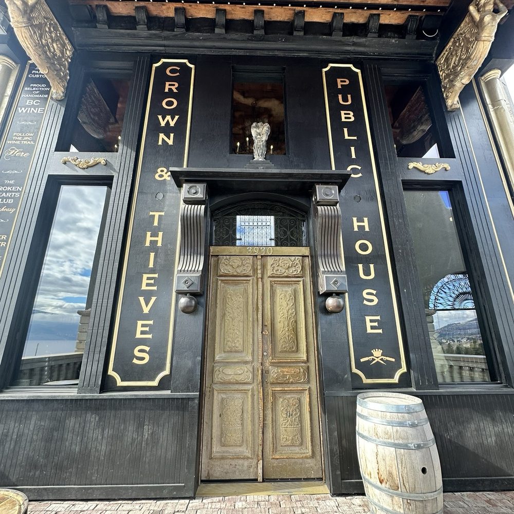 Crown & Thieves - Door to the back view of vineyard - Wineries Near Me - West Kelowna, British Columbia Crown & Thieves - Door to the back view of vineyard - Wineries Near Me - West Kelowna, British Columbia