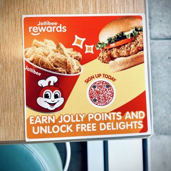 Jollibee - Tabletop QR Code - Fast Food Near Me - Vallejo, California