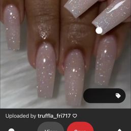 Pinterest glitter nails