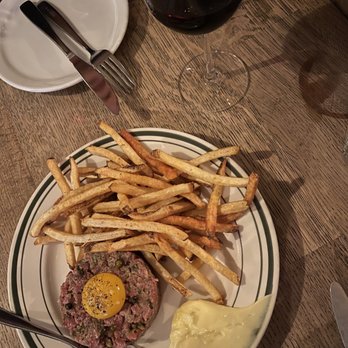 Cote De Boeuf - Steak tartate with fries - Meat Shops Near Me - Toronto, Ontario