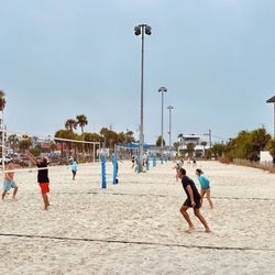 St. Augustine Beach Pier - Volleyball |  December in Florida