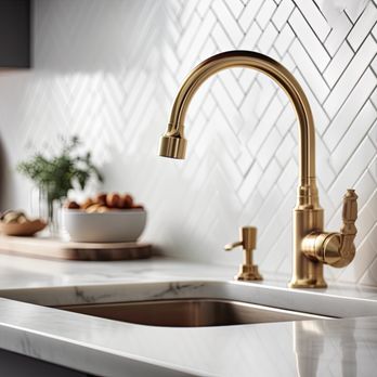 Vino Design Build - Kitchen Remodel with Brass Hardware. - General Contractors Near Me - Napa, California Vino Design Build - Kitchen Remodel with Brass Hardware. - General Contractors Near Me - Napa, California