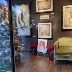 Cutter & Cutter Fine Art - Fun Dr. Seuss window display.