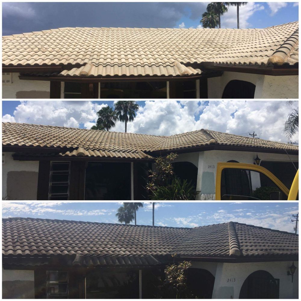 Slide of All American Roof Cleaning