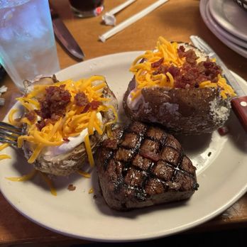 Texas Roadhouse - Dallas Filet and loaded baked potatoes - Steakhouses Near Me - Spokane, Washington Texas Roadhouse - Dallas Filet and loaded baked potatoes - Steakhouses Near Me - Spokane, Washington
