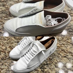 Shoe Lab Topanga - Before and after