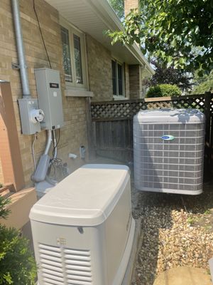 Generator Installation - Installed a standby generator system with automatic transfer capability to provide reliable backup power during outages. The scope included an evaluation of the electrical system, load planning, transfer switch installation, and full code-compliant integration with the existing service. Generator Installation - Installed a standby generator system with automatic transfer capability to provide reliable backup power during outages. The scope included an evaluation of the electrical system, load planning, transfer switch installation, and full code-compliant integration with the existing service.