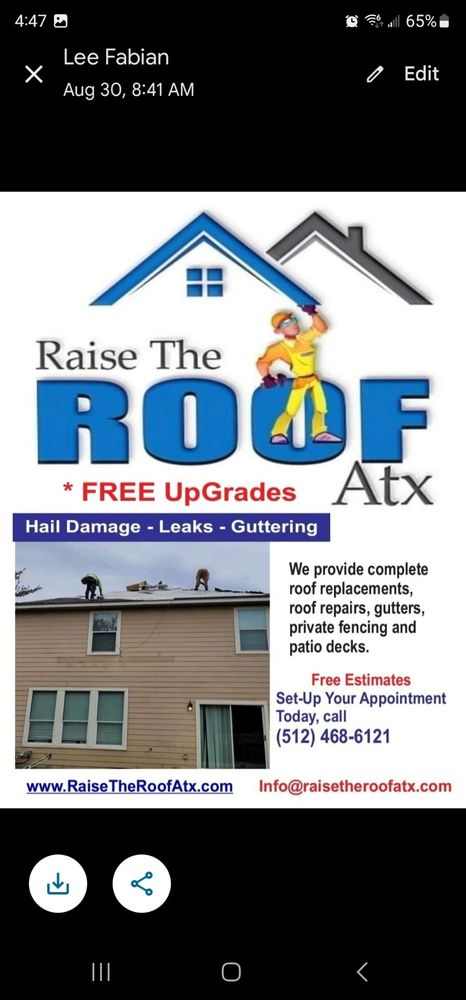 Slide of Raise The Roof Atx