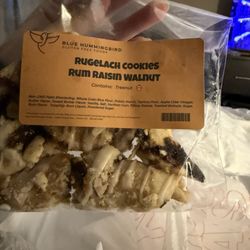 Blue Hummingbird GF Foods - Rum raisin cookies