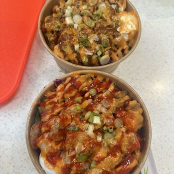 Saucy Asian - saucy asian bowl with chicken and the bibimbap with shrimp and tofu - Korean Near Me - Milpitas, California Saucy Asian - saucy asian bowl with chicken and the bibimbap with shrimp and tofu - Korean Near Me - Milpitas, California