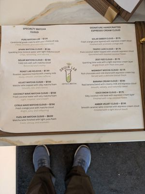 Menu photo 5 Origin Lab Coffee & Matcha San Francisco, CA Menu photo 5 Origin Lab Coffee & Matcha San Francisco, CA