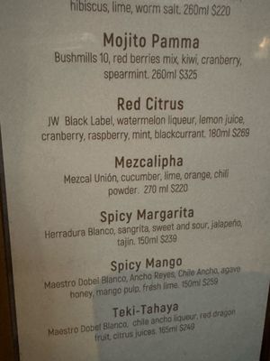 Menu photo 5 Mochomos Tijuana, BCN