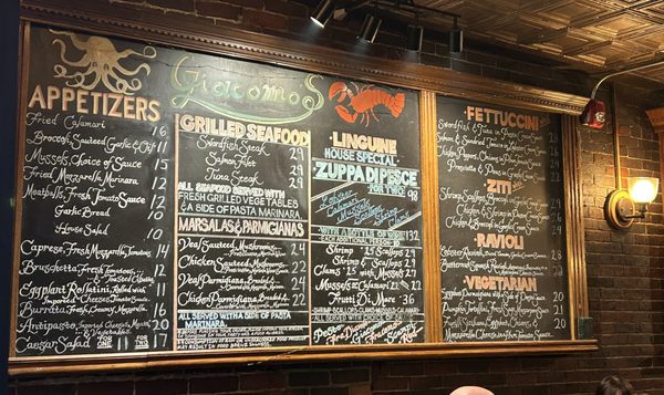 Menu photo 2 Giacomo's Ristorante - Boston Boston, MA Menu photo 2 Giacomo's Ristorante - Boston Boston, MA