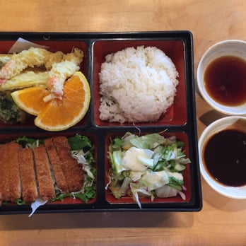 Akebono - Tonkatsu and tempura lunch combination ($8.95) - Japanese Near Me - Sacramento, California