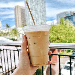 Try Coffee - iced vanilla latte