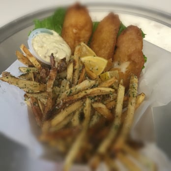 Barbed Wire Reef - Food Truck - Beer Battered Cod Fish and Truffle Chips - Food Trucks Near Me Barbed Wire Reef - Food Truck - Beer Battered Cod Fish and Truffle Chips - Food Trucks Near Me
