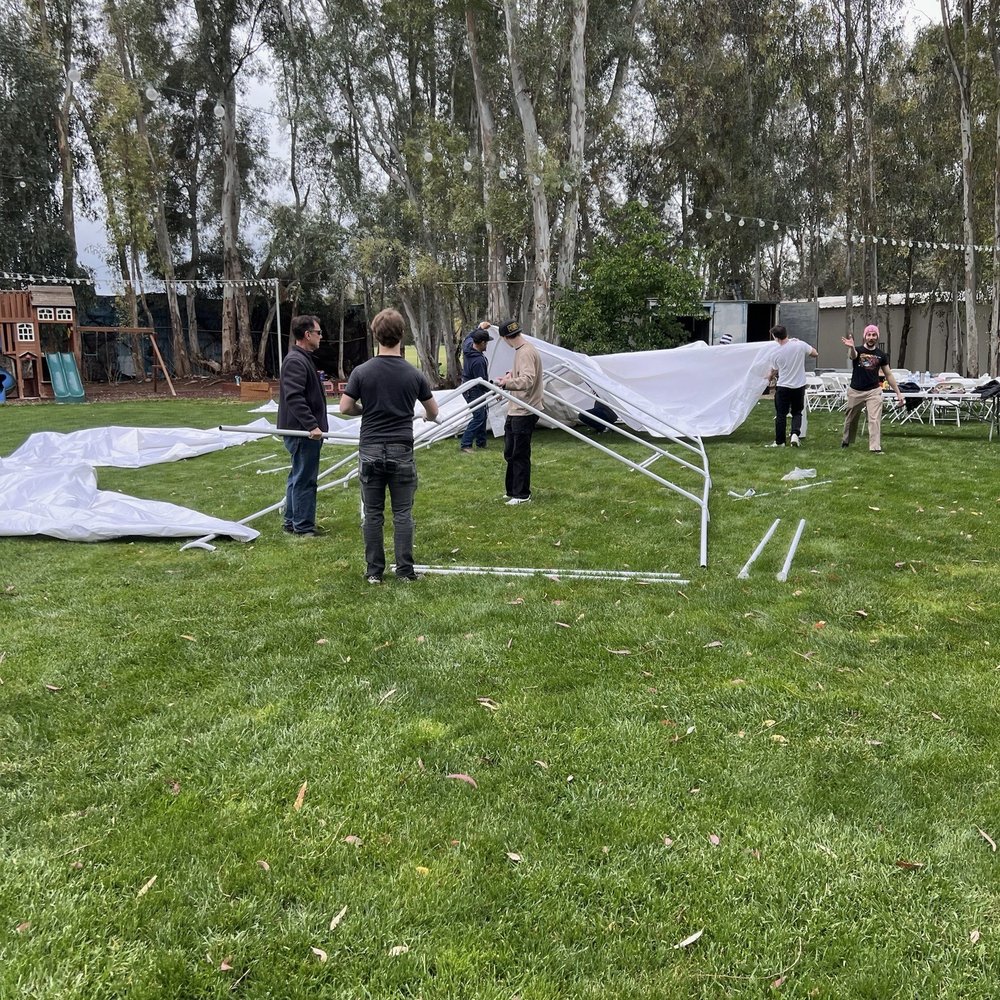 Starlight Grove Events - Setting up the tents that Starlight Grove has to use - Venues & Event Spaces Near Me - Clovis, California Starlight Grove Events - Setting up the tents that Starlight Grove has to use - Venues & Event Spaces Near Me - Clovis, California
