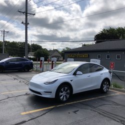 Tesla Supercharger - Tesla Supercharger in St. Joseph, MI.
