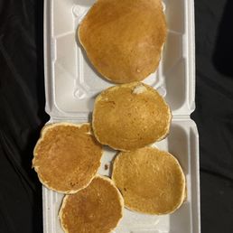 Regular and kiddie pancakes