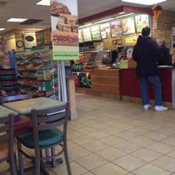 Subway - View from my table.