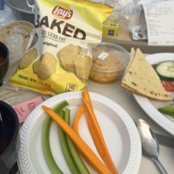 New England Rehabilitation Hospital of Portland - Carrots celery & baked chips