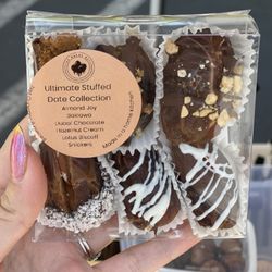 The Halal Date - Ultimate Stuffed Date Collection~ WOW a healthy dessert option that actually taste good, shared with Hubby!