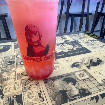 Senpai's Cafe - Itadori Strawberry Lemonade - Bubble Tea Near Me - Roseville, California Senpai's Cafe - Itadori Strawberry Lemonade - Bubble Tea Near Me - Roseville, California
