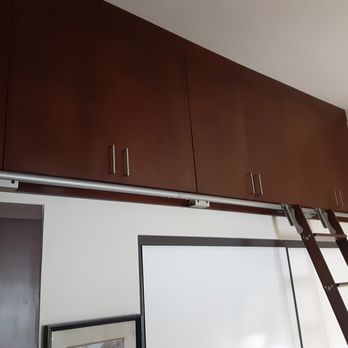 Zeffery's Cabinets - High cupboards with ladder. - Cabinetry Near Me - Montclair, California Zeffery's Cabinets - High cupboards with ladder. - Cabinetry Near Me - Montclair, California