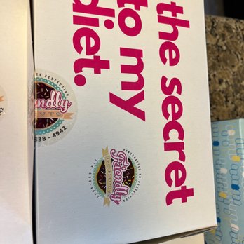 Friendly Donuts - The secret to my diet... - Donuts Near Me - Orange, California Friendly Donuts - The secret to my diet... - Donuts Near Me - Orange, California