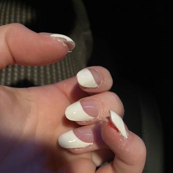 YN Nail Spa - Most painful nail experience I've ever had. Not to mention how much acrylic they left on my fingers - Nail Technicians Near Me - Caldwell, Idaho